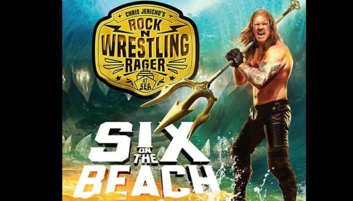 Chris Jericho's sixth cruise event Six On The Beach poster