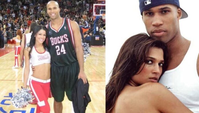 Richard Jefferson With Two Of His Past Lover, Who Nearly Became His Wife